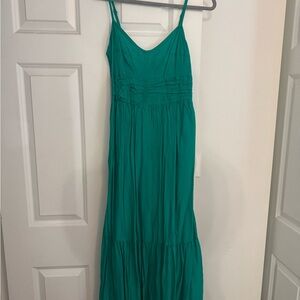 Elegant Teal Maxi Dress